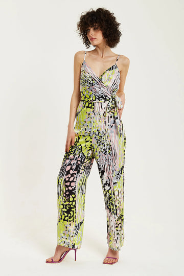 Multicolour Abstract Print Jumpsuit Liquorish